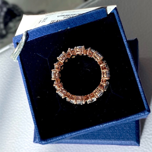 Swarovski Rose-gold “Matrix Vittore” Ring - Picture 8 of 10